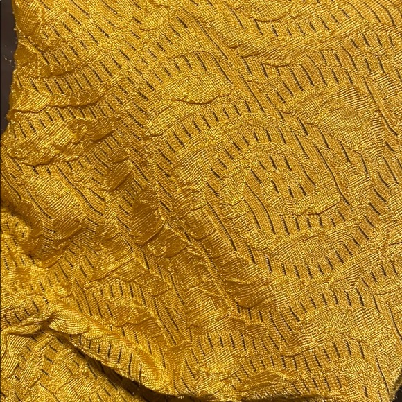 Yellow Textured Dress - Picture 2 of 2